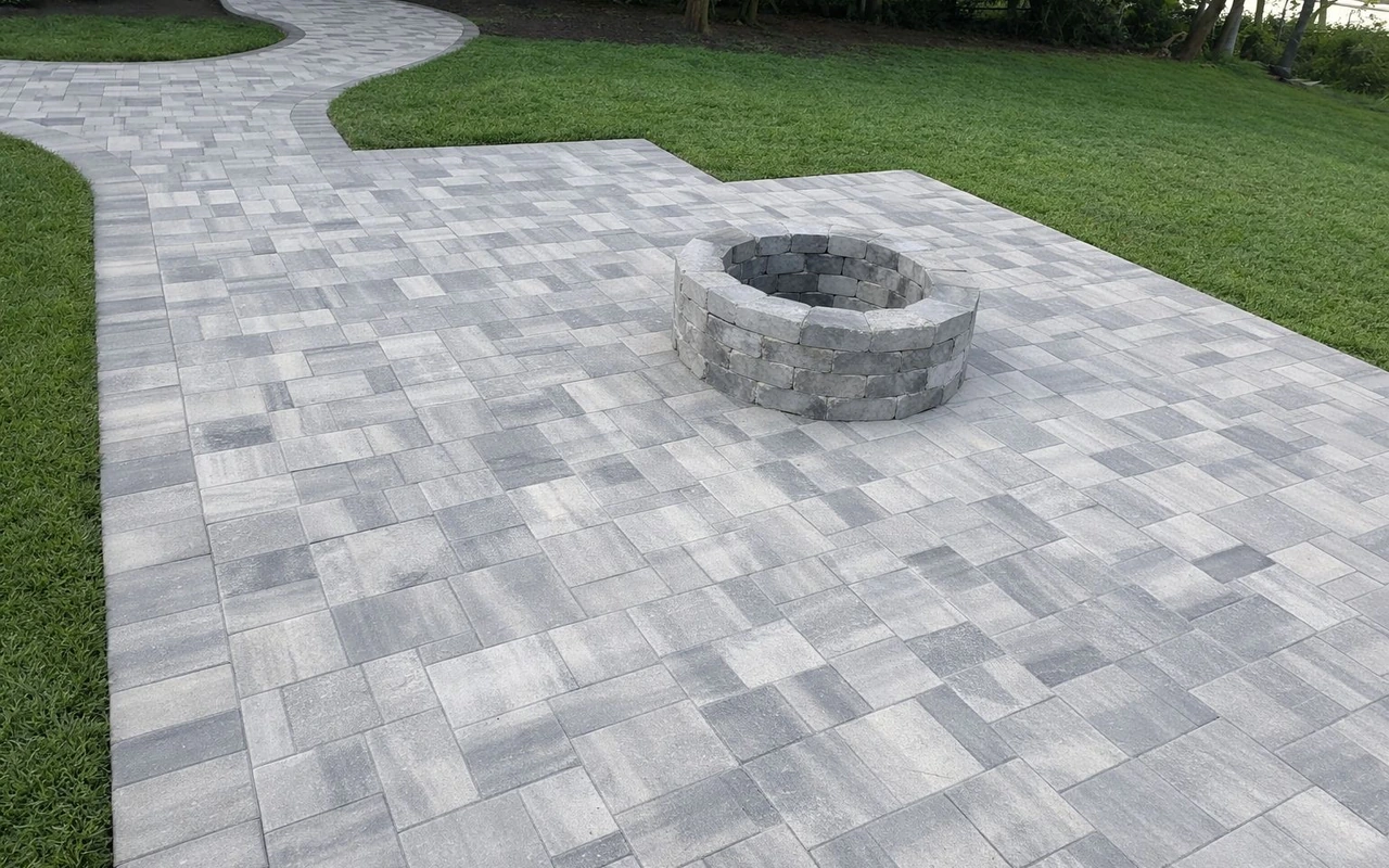 Brick paver driveway in Southeast Orlando